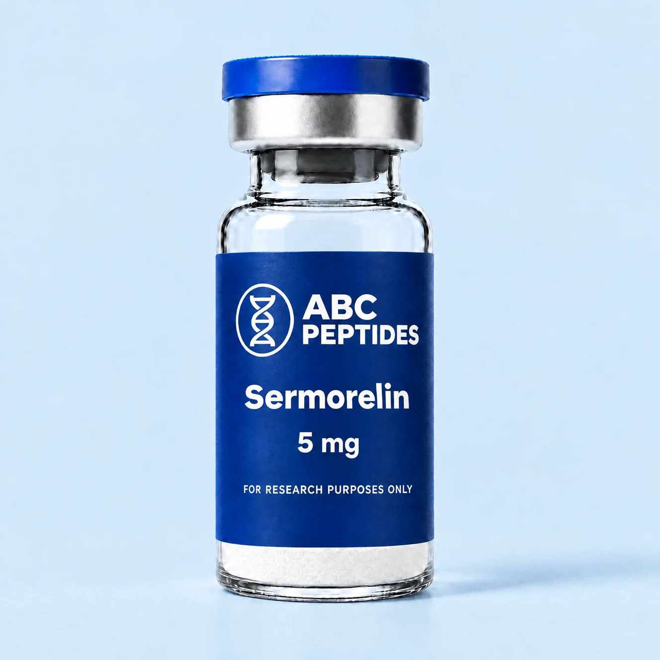 Sermorelin 5 mg ABC Peptides vial