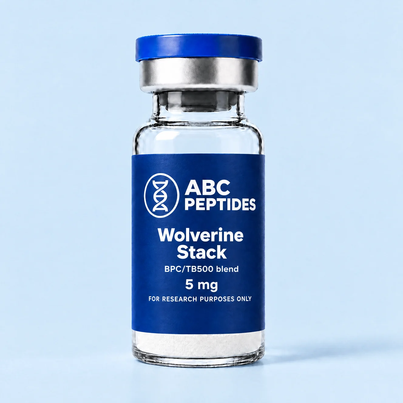 Wolverine Stack 5 mg ABC Peptides vial
